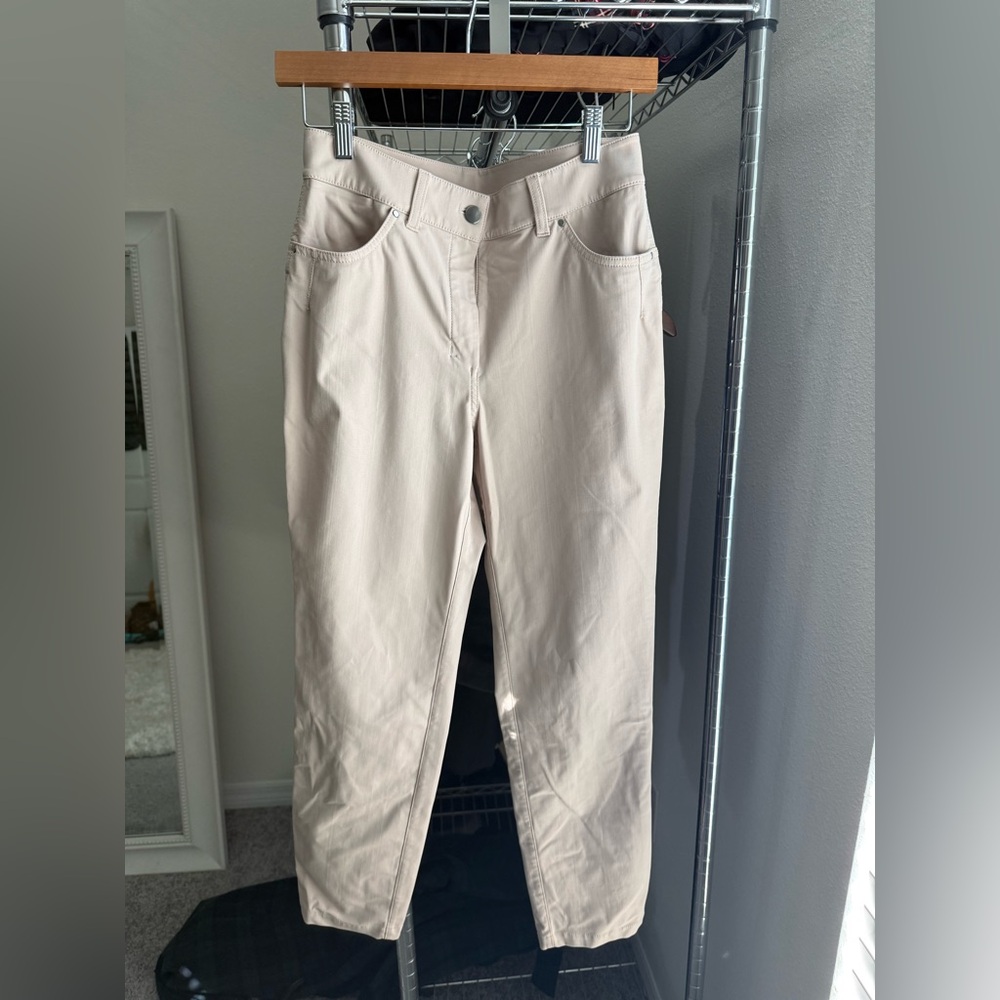 lululemon athletica Women's Tan Golf Pants
